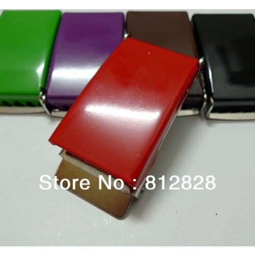 10pcs 1" 25mm #36 Red Enamel Painted Belt Buckles FREE SHIPPING