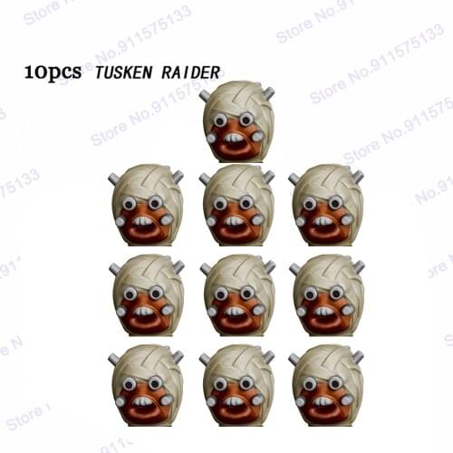 10pcs Tusken Raiders Sand People Assemble Building Blocks Bricks Mini Star Action Figure Wars Toys Children Gift