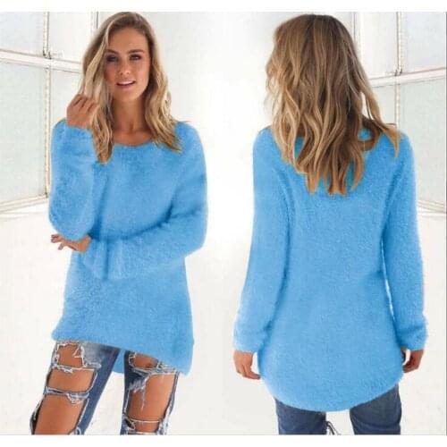 2020 New Large Size Sweater Fall Winter Fashion Solid Color Long Sleeve Womens Sweater Top Warm Soft Fabric 5XL Plus Size Coat