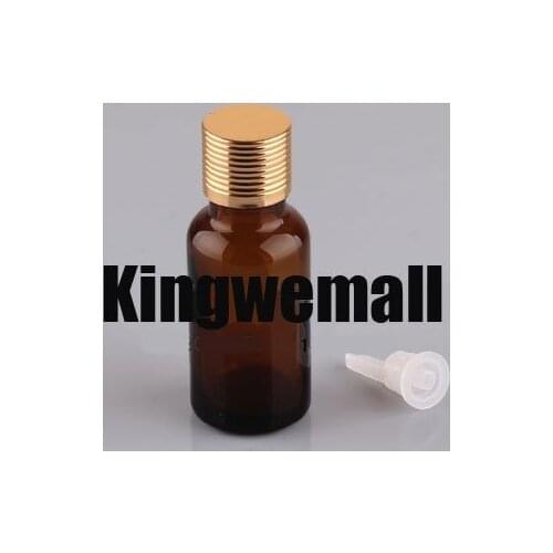 300pcs/lot 10ml glass essential oil bottle+Alumite cap QCB10