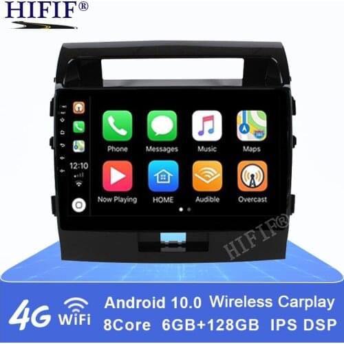 CAPLAY Android 10 Car radio FOR Toyota Land Cruiser 11 200 2007-2015 LC200 k3 k5 navigation audio autoradio no 2 DIN android DVD
