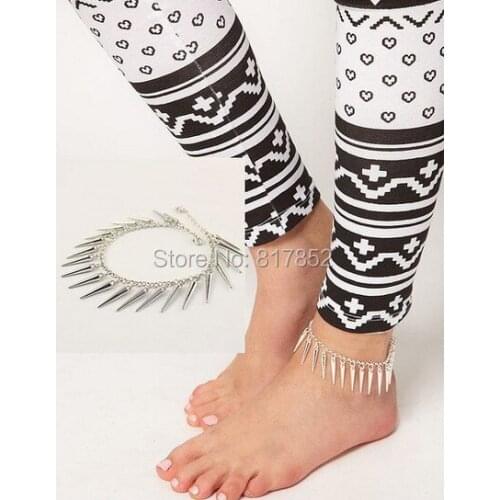 Free Shipping Style F-01 Fashion Jewelry Shoe Chain Foot Chains Small Rivets Ankle Chain 2 colors
