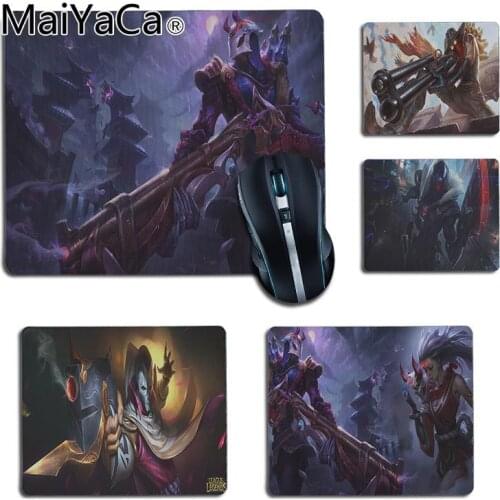 MaiYaCa Beautiful Anime league of legend jhin small Mouse pad PC Computer mat Smooth Writing Pad Desktops Mate gaming mouse pad