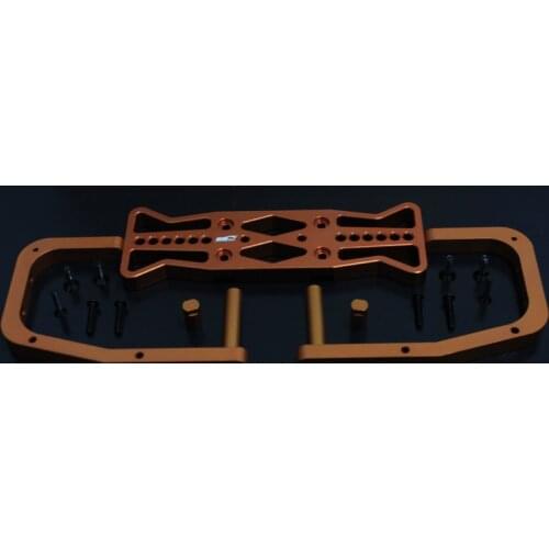 Metal Rear Bumper Set Fit for 1/5 HPI ROVAN ROFUN KM GTB TS BAJA 5B SS