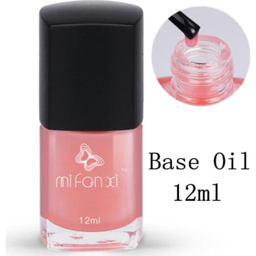 MiFanXi 12ml Nail Replenishing Base Coat Reinforcement Oil Manicure Nail Cure Polish Lacquer