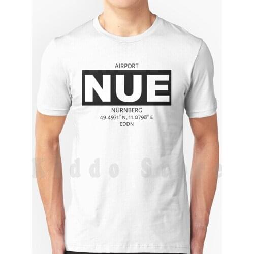 Airport Nurnberg Nue T Shirt Print For Men Cotton New Cool Tee Airports Airport Nurnberg Nue Germany Nurnberg Aviation Airfields