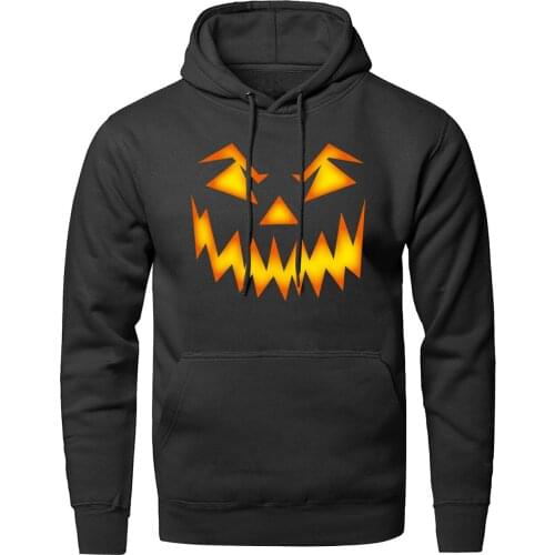 Men 2020 spring autumn pullover fleece sweatshirts long sleeve male windproof hoodies Halloween print handsome hooded tracksuit