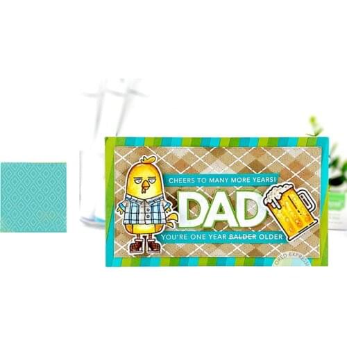 Rhombus Overlay Pattern Metal Cutting Dies Scrapbook Dariy Decoration Stencil Embossing Template DIY Greeting Card Handmade