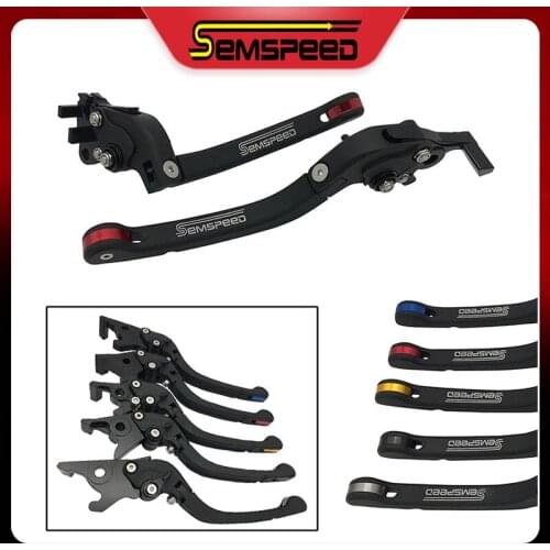 Semspeed Handlebar CNC Clutch Brake Levers For Yamaha XJ6 DIVERSION 2009-2015 XSR 700 ABS XSR 900 ABS 2016-2019 Motorcycle Lever