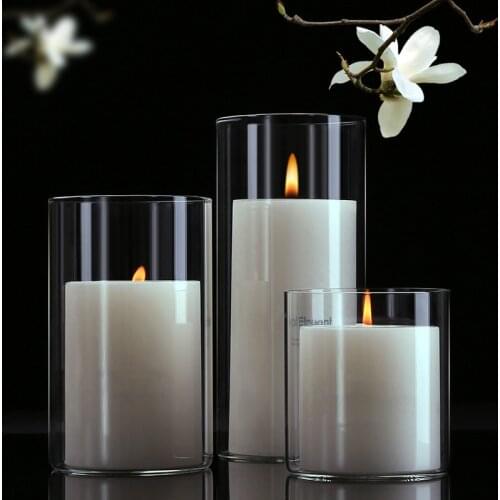 Glass Candle Holders Candelabra Wedding Candle Holder Nordic Home Decor Wedding Glass Candelabra Centerpieces Candle Stand