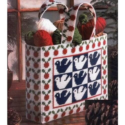 Embroidery storage bag DIY 3D cross-stitch,storage box,Jewelry box,chinese cross stitch ,Has been cut Z48D