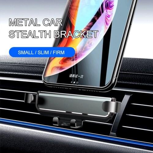 Tancredy Smartphone Gravity Bracket Universal For Car Phone Holder Support for Phone In Car Outlet GPS Mount Stand Mobile Holder