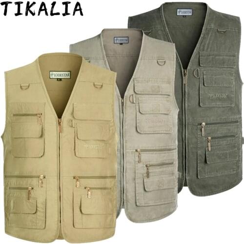 Мужские жилеты с карманами TIKALIA China At AliExpress