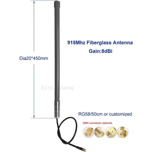 IP67 waterproof 698~2700Mhz Screwed mount Lte 4G outdoor fiberglass antenna wifi