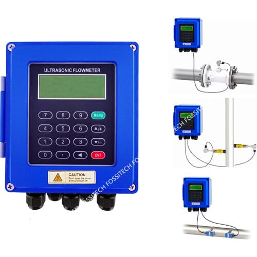 Ultrasonic Flow Meter Water TUF-2000B TS-2 / TM-1 / TL-1-HT Sensor Liquid Flow Meter Wall-Mounted ModBus Protocol Factory Direct