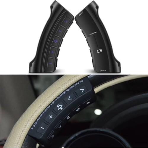 5S Universal Car Steering Wheel Remote Control Buttons Use Car Radio Android Dvd Gps Player Multi-Function Wireless Controller