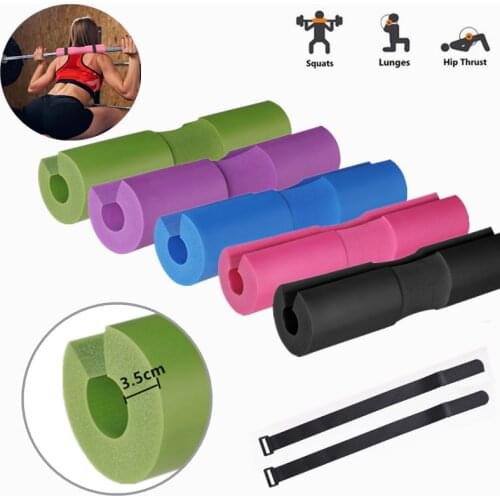 Barbell Pad Pull Up Squat Bar Shoulder Back Protect Pad Fitness Bodybuilding Gym Equipment Weightlifting Squats Hip Training