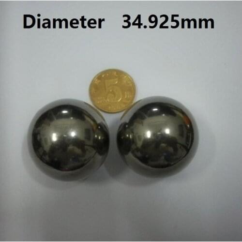 10pcs/lot Dia 34.925mm steel ball bearing steel balls precision G16 good quality Diameter 34.925 mm bearing steel