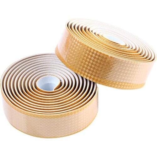 2 Pcs Bicycle Handlebar Tapes Cycling Road Bike Cork Handlebar Tape Bar Plugs Carbon Fiber Belts Strap Bicycle Parts