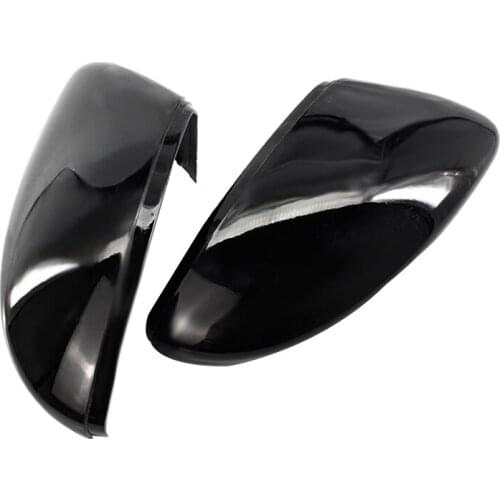 2Pcs Car Rear View Mirror Covers Rearview Mirrors Top Caps Auto Accessories for Beetle CC Eos Passat Jetta Scirocco