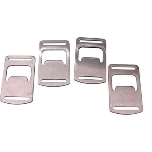 500pcs Stainless Steel Neck Lanyard Opener Part Beer Bottle Opener Outdoor Travel Bar Kitchen Tool SN3473