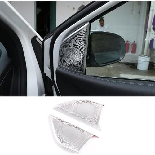Car Aluminum Alloy Audio Speaker Tweeters Cover Trim Accessories For Mercedes Benz B GLB Class W247 X247 2019-2020