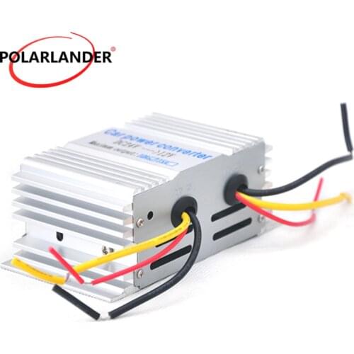 Car Inverter 10A 24 V To 12 V 180W Converter Aluminum Alloy Shell Buck Power Supply Portable Power Converter Car Transformer