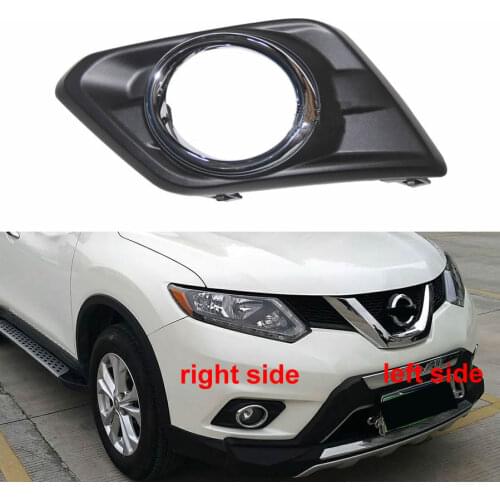 For Nissan X-Trail 2014 2015 2016 Front Bumper Grille Driving Lamp Cover Fog Light Cover Fog Lamp Shell