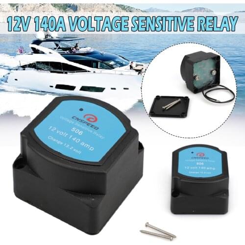 Voltage Sensitive Relay 12V 140A Dual Battery Isolator Relay Protection VSR Voltage Split Charge For Boat Automotive Marine