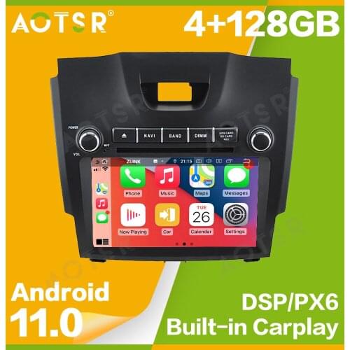 DSP Carplay Android11 Car BT Radio Multimedia Player Navigation GPS Auto radio For Chevrolet S10 Stereo Video