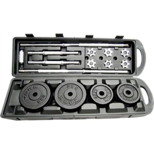 Mens paint dumbbell fitness sporting goods weightlifting barbell combination 50KG set paint dumbbell set