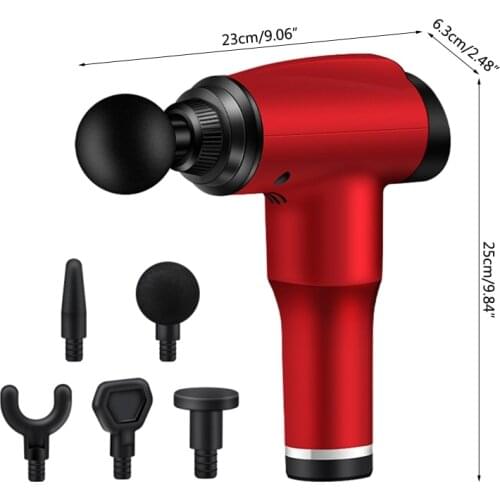 H7JC 6 Speed Muscle Massage Electric Deep Tissue Massager Therapy Exercising Pain Relief Body Shaping Slimming Machine