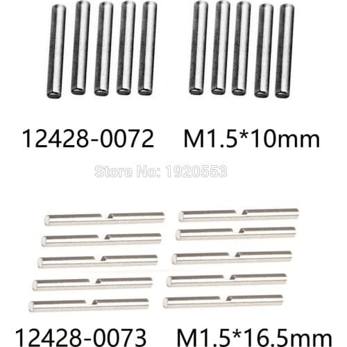 Metal 12428-0072 Positioning Pin / 12428-0073 Differential Shaft Axle Hinge Pins Parts For Wltoys 12423 12428 1/12 RC Car