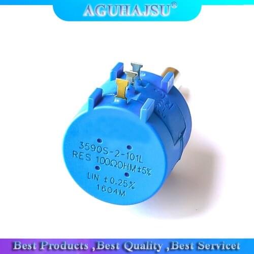 3590S-2-101 201 501 102 202 502 103 203 503 104 L 3590S 10K ohm Precision Multiturn Potentiometer 10 Ring Adjustable Resistor