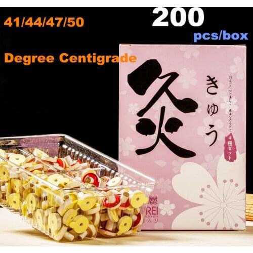 NEW Artemisa Murasaki 200 Japan Stick-on Moxa With Four Temperature Boxed Pedestal Moxibustion Moxa