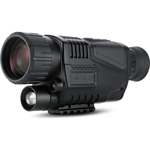 Hunting Monocular Night Vision Scope Video VGA Photo 5x40 Zoom IR Infrared