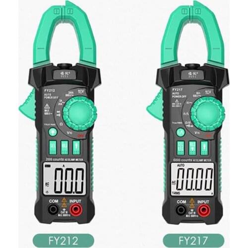 Multimeter Clamp True RMS Digital Clamp Meter AC/DC Clamp Meter Current Voltage Auto Range Measurement NCV Non Contact Multimete