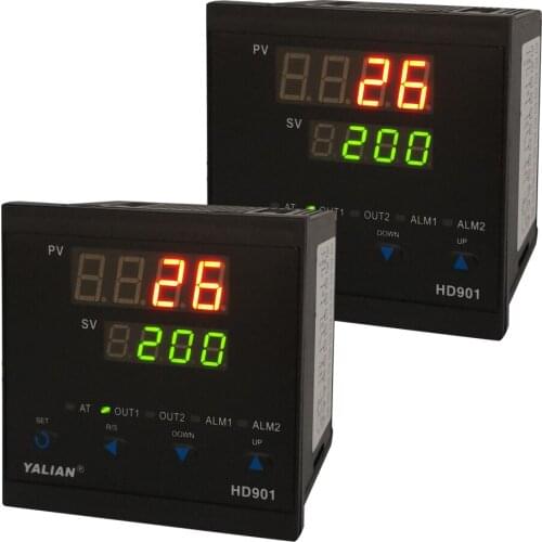 Latest temperature controller digital two lines four digits display thermocouple input relay output oven temperature controller