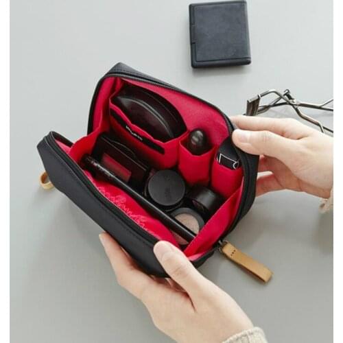 2021 New Women Cosmetic Bag Solid Color Korean Style Makeup Bag Pouch Toiletry Bag Waterproof Makeup Organizer Case Dropshipping