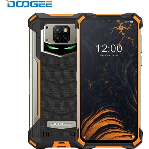 Original New DOOGEE S88 Pro Rugged Mobile Phone 10000mAh Helio P70 Octa Core 6GB 128GB Android 10 6.3'' 21MP Sony 4G Smartphone