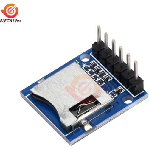 5Pcs Micro SD Storage Expansion Board module Mini Micro SD TF Card Memory Shield Module With 6 Pins for Arduino ARM AVR