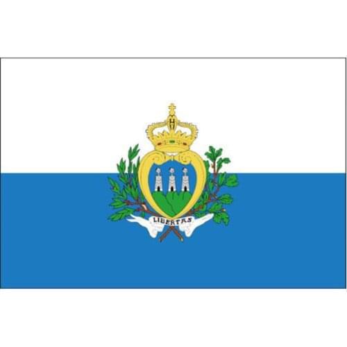 PODIUM 60x90cm 90x150cm 120x180cm SMR The Republic Of San Marino National Flag