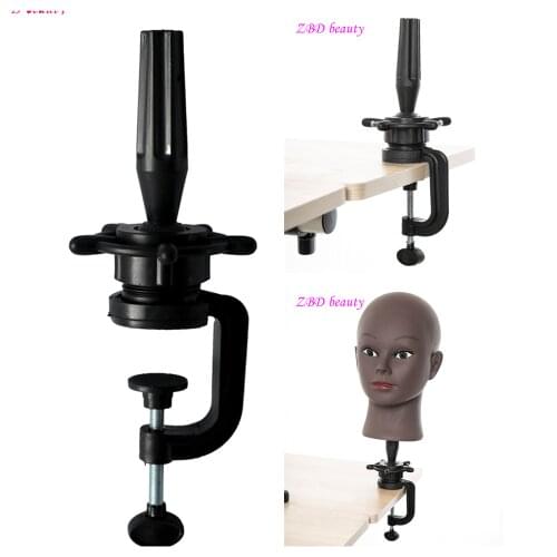 Wigs Stand Clamp Which Can Be Fixed On The Table Mannequin Head Holder Barbie Head Stand Used For Make Up Practicing