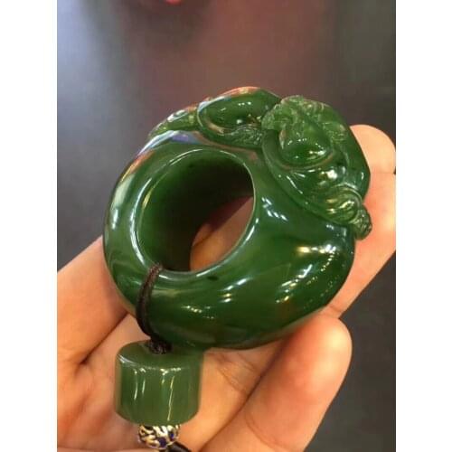 Hetian Jasper luckly animal pendant also used to do