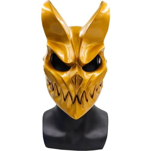 Adjustable Game Dark Kids Cosplay Mask Adjustable Mouth Stage Mask Party Halloween Mask Costume Party Cool Play Prop Drop Ship