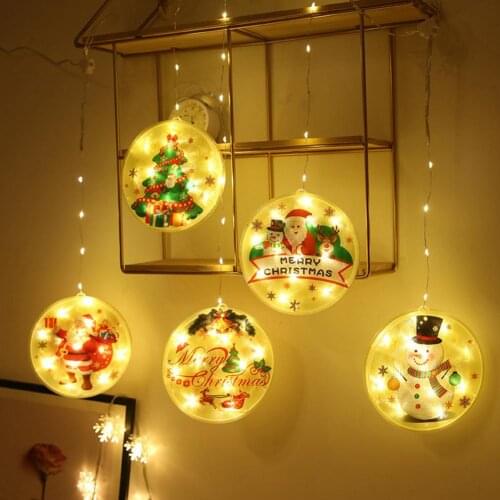 Christams Light Creative Hanging Ornament Decorative LED String Hanging Light Room Decoration for Christmas Party Decorations