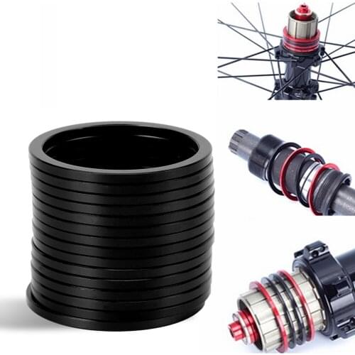 Ultra-Light Aluminum Alloy Bicycle Washer Road Bike Bottom Bracket Gasket Bicycle Flywheel Hub Washer Spacer