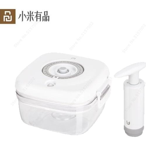 Youpin BUD Vacuum Crisper Vacuum Storage Delay Lock Fresh Moisture Proof Container Box Vacuum Freshness Storage Box 6 Models