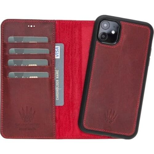 MAGIC WALLET IPHONE 11 BURGUNDY WALLET + SHEATH 411461662