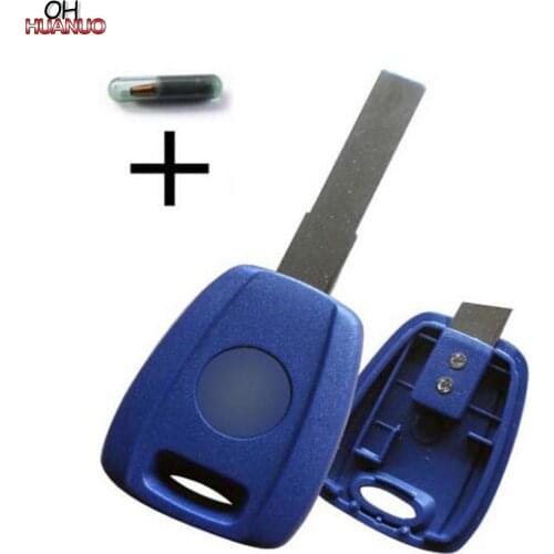 Transponder Key Blank with ID48 Chip id48 for Fiat Punto Stilo Bravo Doblo Panda Scudo
